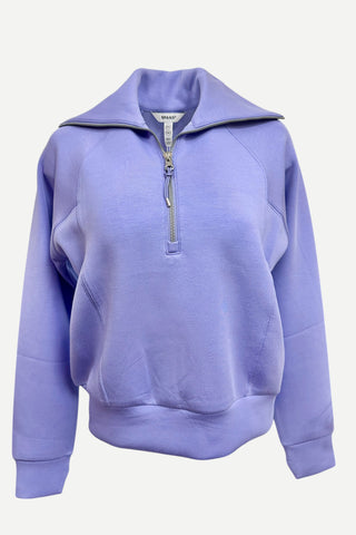 Spanx AirEssentials Half Zip Top, Amethyst