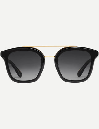 KREWE Coliseum Nylon Sunglasses, Black Crystal 24K
