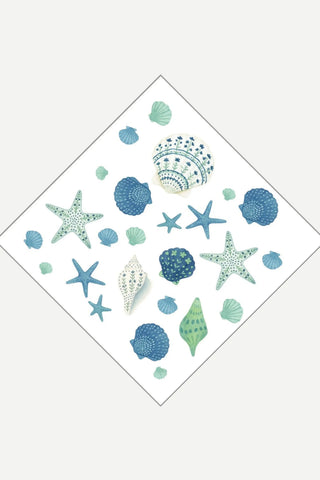 WH Hostess Paper Cocktail Napkins, Painted Sea Shells WH Hostess