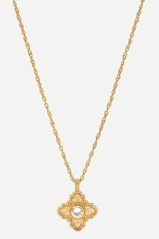 Julie Vos Malta Theodora Delicate Necklace, Cubic Zirconia