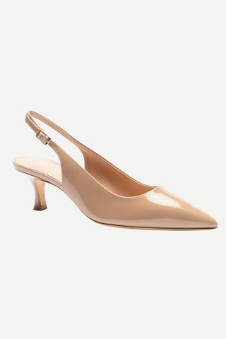 Bruno Magli Palerma Slingback Pump Heel, Biscuit