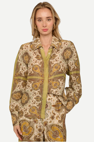 Love The Label Joie Blouse, Kaleidoscope Scarf
