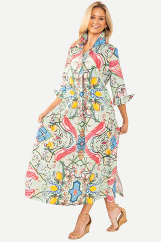 House of MBR Mint Chinois© Shirt Dress, Long House of MBR