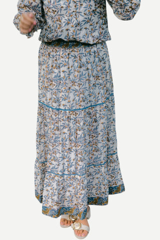 Clara the Label Victoria Dunn Lana skirt, Gilded Branch