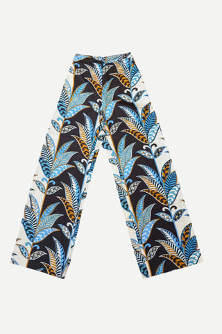 Tyler Boe Gianna Brown Patterned Pant, Rich Italian