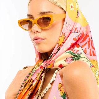 Two's Company Bandidas Rose Medium Scarf TWO'S COMPANY