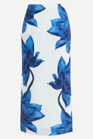 Beyond By Vera Aspen Skirt, Lotus Indigo