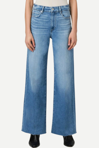 Paige Denim Anessa 31" W/ Raw Hem +  Seamed Beltloops Denim, Mesmerize