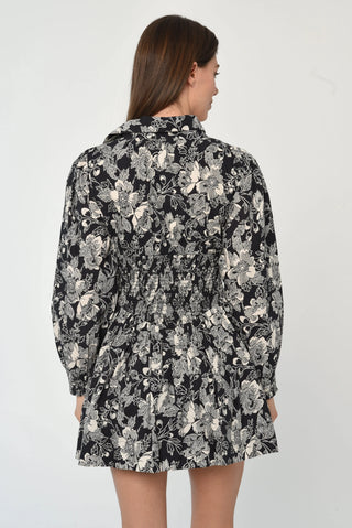 Love the Label Gia Mini Dress, Moonlit Floral Print LOVE THE LABEL