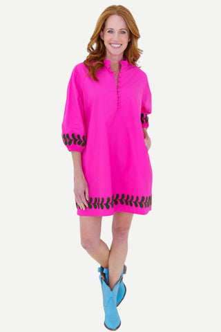 Caryn Lawn Jenny Dress, Pink
