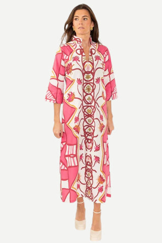 House of MBR Bouvier Long Dress, Raspberry Trails House of MBR