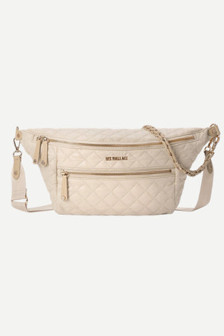 MZ Wallace Crosby Crossbody Sling Bag, Buff