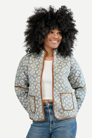 Victoria Dunn Leo Jacket, Dusk Petals