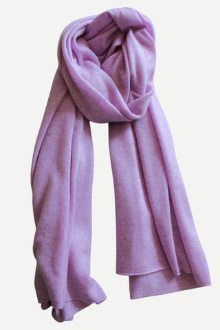 In Cashmere 100% Cashmere Shawl Wrap, Lilac