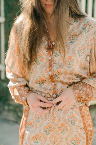 Marigold by Victoria Dunn Zara Blouse, Burnt Orchid