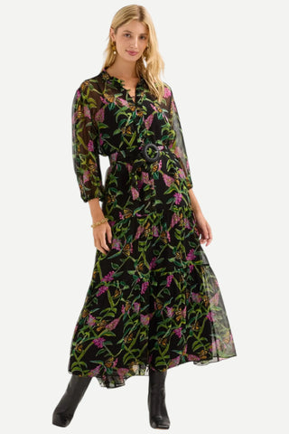 Alivia Tessa Dress, Black Butterfly