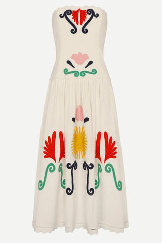 Carolina K, Malla Dress, Off White Carolina K