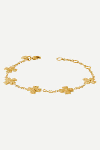 Julie Vos Malta Canterbury Delicate Bracelet, Gold