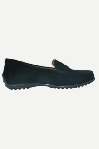 The Flexx Winter Loafer, Black Camoscio