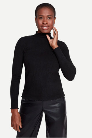 Renuar Knit Sweater, Black