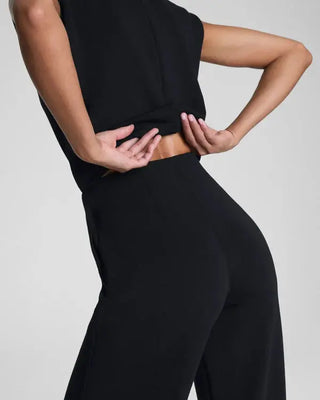 Spanx AirEssentials Mockneck Jumpsuit, Very Black