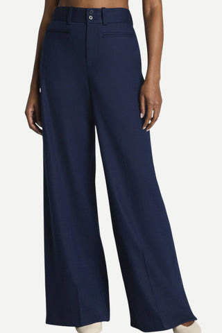 Spanx Spanxsupersmooth™ Easybreezy 360 Cotton Linen Super Wide Leg Pant, Timeless Navy SPANX