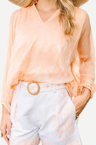 Victoria Dunn Ciella Blouse, Apricot