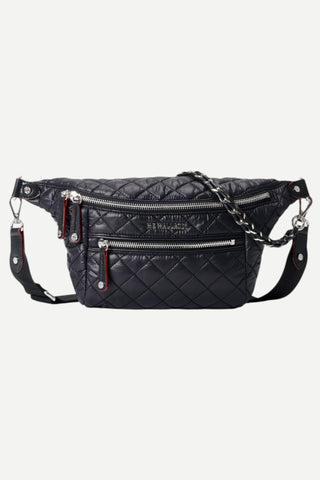 MZ Wallace Small Crosby Crossbody Sling Bag, Black