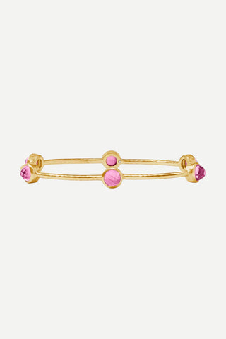 Julie Vos Milano Luxe Bangle Bracelet, Iridescent Tourmaline Pink Medium JULIE VOS