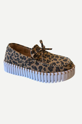 Ilse Jacobsen Platform Loafer, Late w/ White Sole