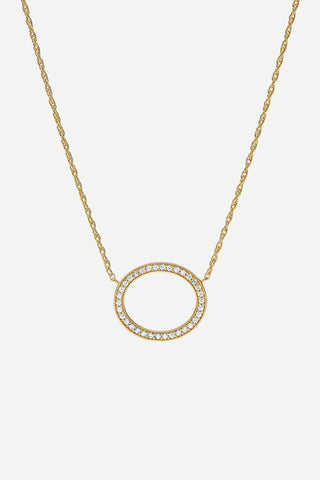 Julie Vos Stardust Delicate Necklace, Cubic Zirconia, OS