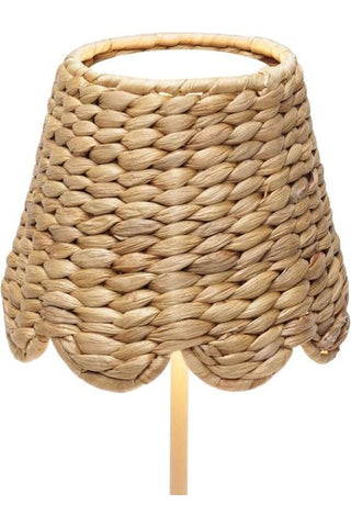 Zafferano Scalloped Water Hyacinth Shade, XXL