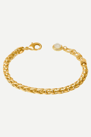 Julie Vos Cobblestone Link Bracelet, Gold