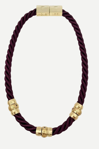 Holst + Lee Venetian Necklace, Aubergine