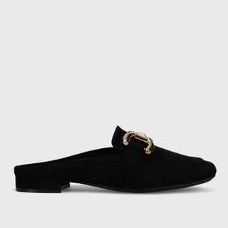 Vaneli Shaine Suede Flat, Black Suede