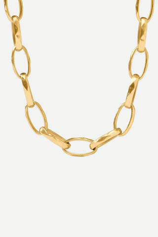 Julie Vos Solara Link Necklace, Gold