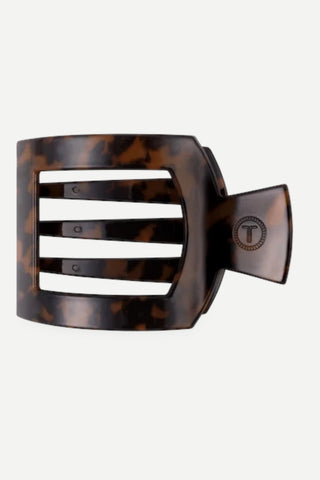 Teleties Medium Flat Square Clip, Tortoise