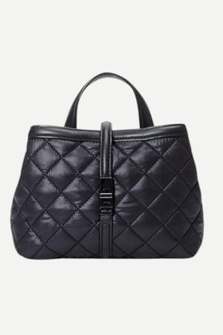 MZ Wallace Black Mini Astor Top Handle Handbag