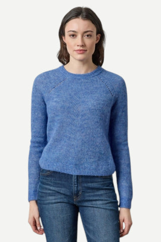 Lilla P Featherweight Crewneck Sweater, Lapis