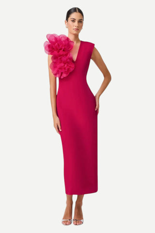 Elliatt Verdessa Maxi Dress, Raspberry Pink