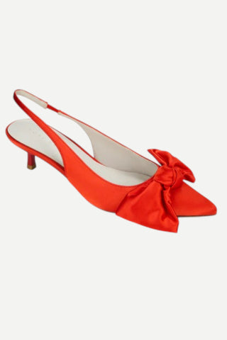 Yosi Samra Elise Sling Back Heel, Red