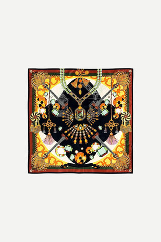 Two's Company Diamonds Noir Mini Scarf