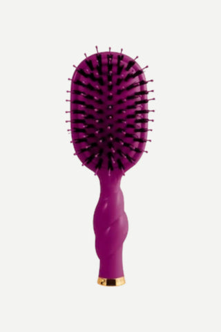 Teleties Mini Boar Bristle Brush, Mulberry
