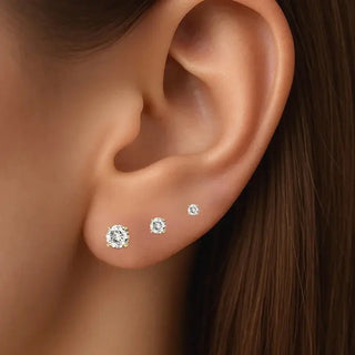 Allison Avery Anderson Diamond CZ Stud Earrings, Small