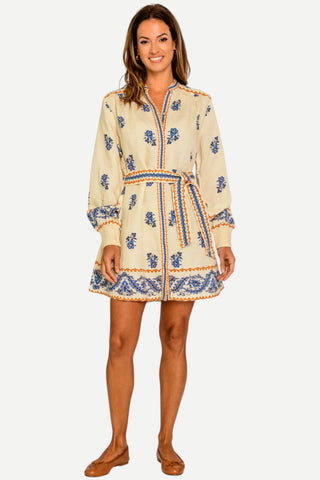 Elizabeth James The Label Tara Dress - Handkerchief Ivory