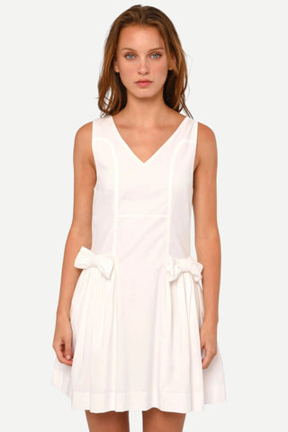 Love the Label Prim Mini Dress, Bright White LOVE THE LABEL