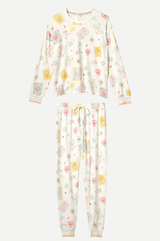 PJ Salvage Lucky Me Card PJ Print Set