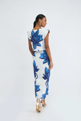 Beyond By Vera Aspen Skirt, Lotus Indigo