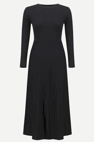 Joseph Ribkoff Sweater Dress w/ Sparkle, Black