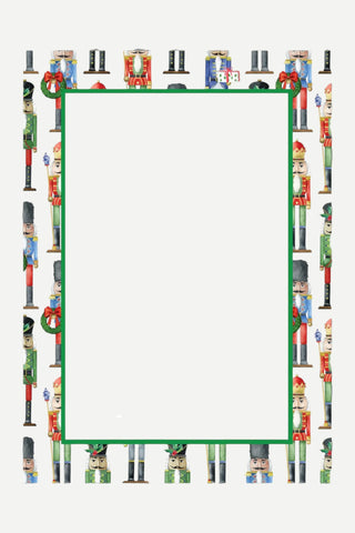 WH Hostess 5x7 Nutcracker Pattern Notepad